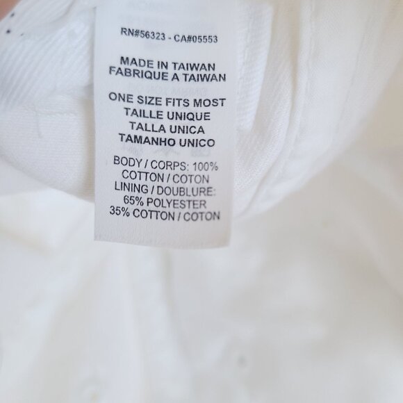 Nike Hat Cap Strap Back White Black Swoosh Embroidered Casual Men's Adjustable - Picture 9 of 12